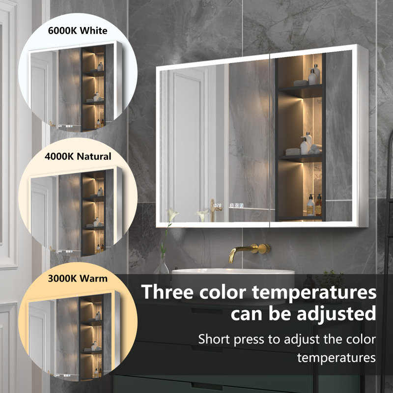 Brayden Studio® Seevers Frameless Medicine Cabinet with